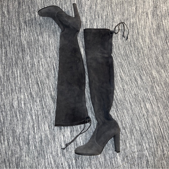Stuart Weitzman Over-The-Knees Suede Boots Size 6 - Picture 1 of 3